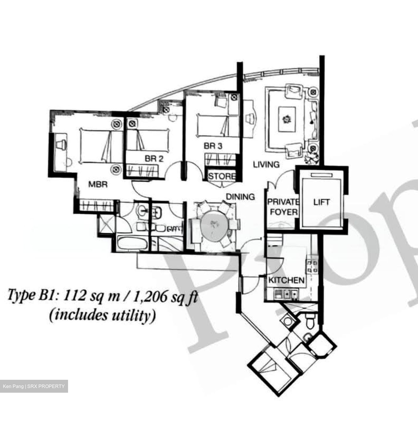 Palm Gardens (D23), Condominium #600318101